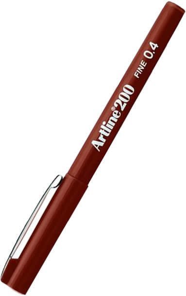 Fineliner 0.4mm Koyu Kahverengi