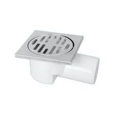 Gama Melez Yer Süzgeci 50 mm Yandan Çıkışlı 10x10 cm