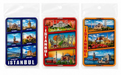 İstanbul Temalı Ahşap Buzdolapı Süsü Magnet Alk5824