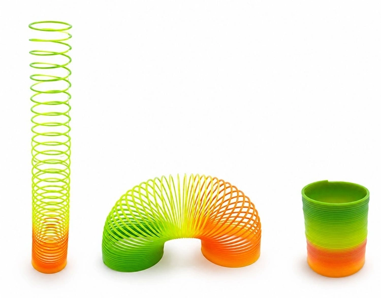 Rainbow Gökkuşağı Stres Yayı - Kutulu Büyük Boy Plastik Slinky Oyuncak Alk4006