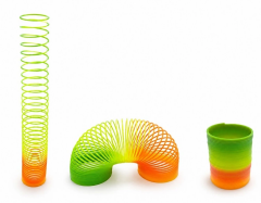 Rainbow Gökkuşağı Stres Yayı - Kutulu Büyük Boy Plastik Slinky Oyuncak Alk4006