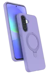 Newface Samsung Galaxy A37 5g Regal Magsafe Standlı Kapak - Lila