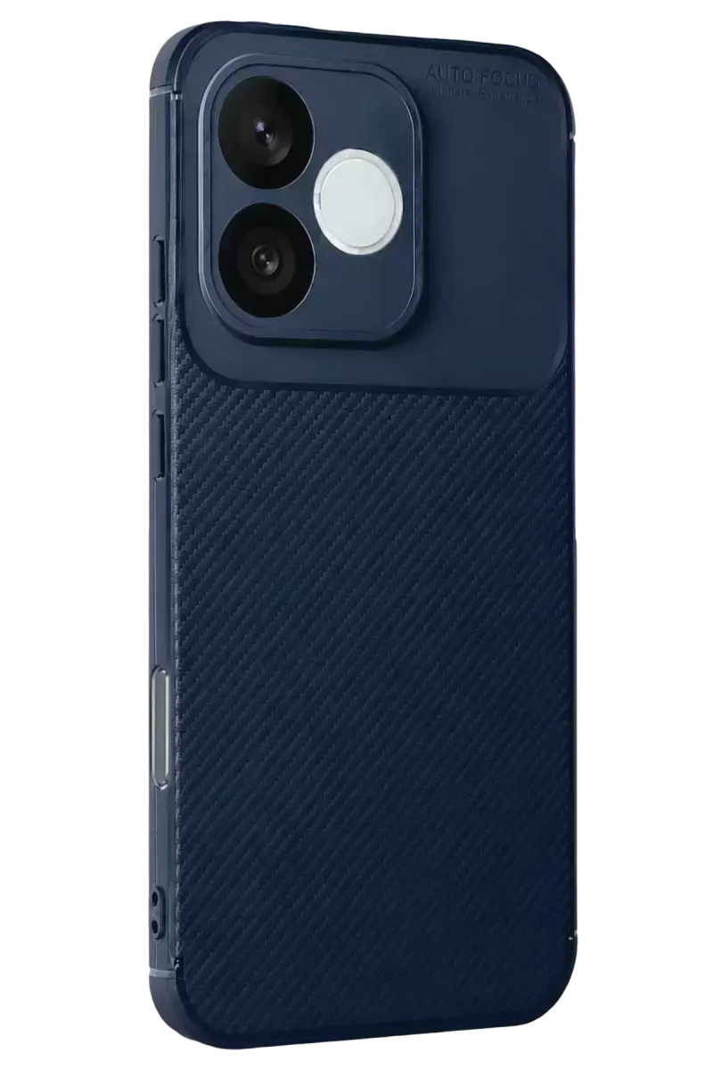 Newface Huawei Honor 600 Lite Auto Focus Karbon Kapak - Lacivert