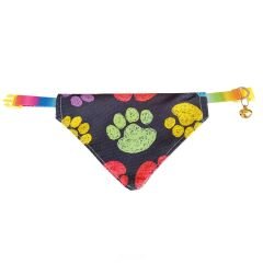 Markapet Pati Desenli Fular Kedi Ve Köpek Tasması 25-30 cm