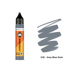 One4All Akrilik Refill 30ml N:238 Grey Blue Dark