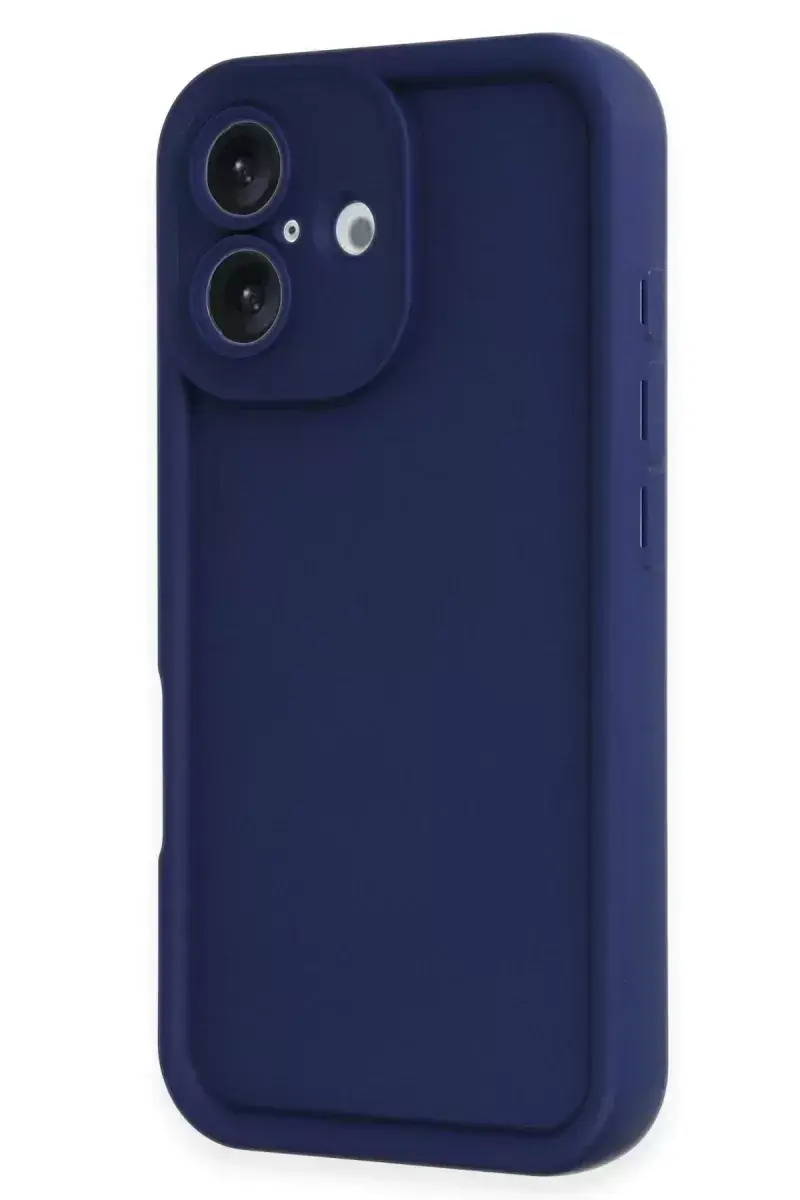 Newface İphone 16 Kılıf Viera Silikon - Lacivert