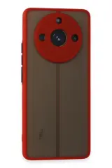 Newface Realme 11 Pro Kılıf Montreal Silikon Kapak - Kırmızı