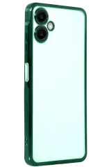 Newface Samsung Galaxy A07 4g Razer Lensli Silikon - Yeşil