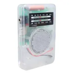 Starnic St-821 Am-fm Şeffaf Analog Hapishane Radyosu (88-108 Fm Frekans Aralığı)