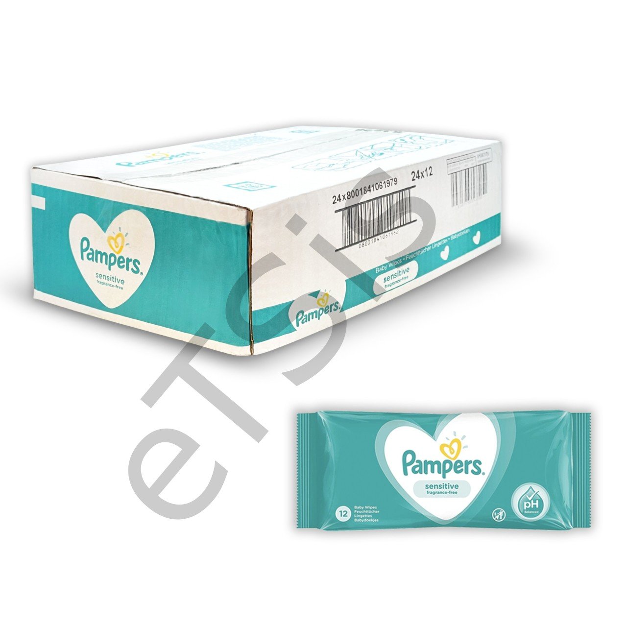 Prima Pampers Baby Sensitive Islak Havlu 24 lü Fırsat Paket (288 Yaprak)