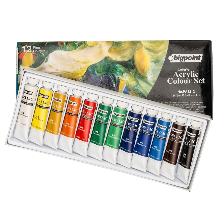 Akrilik Boya Seti - 12x12ml