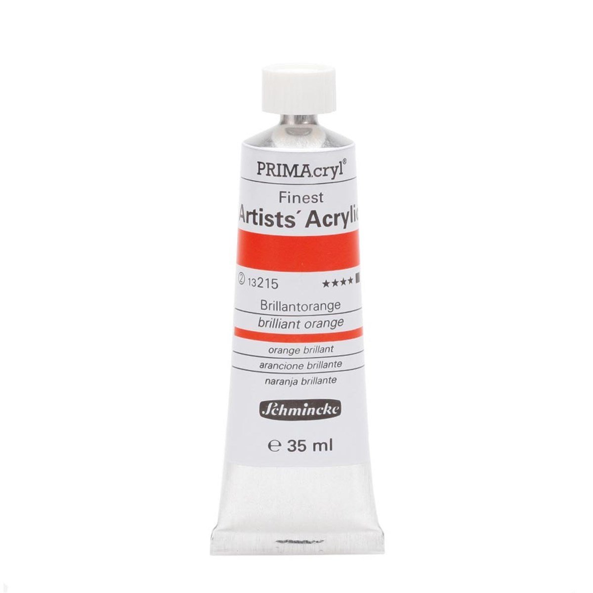 PRİMAcryl Artist Akrilik Boya - Brilliant Orange - 35ml - Seri 2