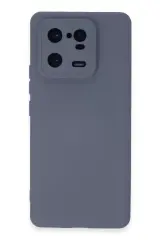 Newface Xiaomi Mi 13 Pro Kılıf Nano İçi Kadife Silikon - Gri