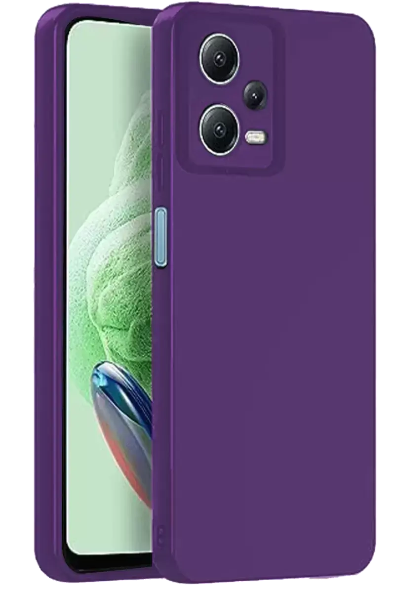 Newface Xiaomi Redmi Note 12 Pro 5g Kılıf Nano İçi Kadife Silikon - Mor