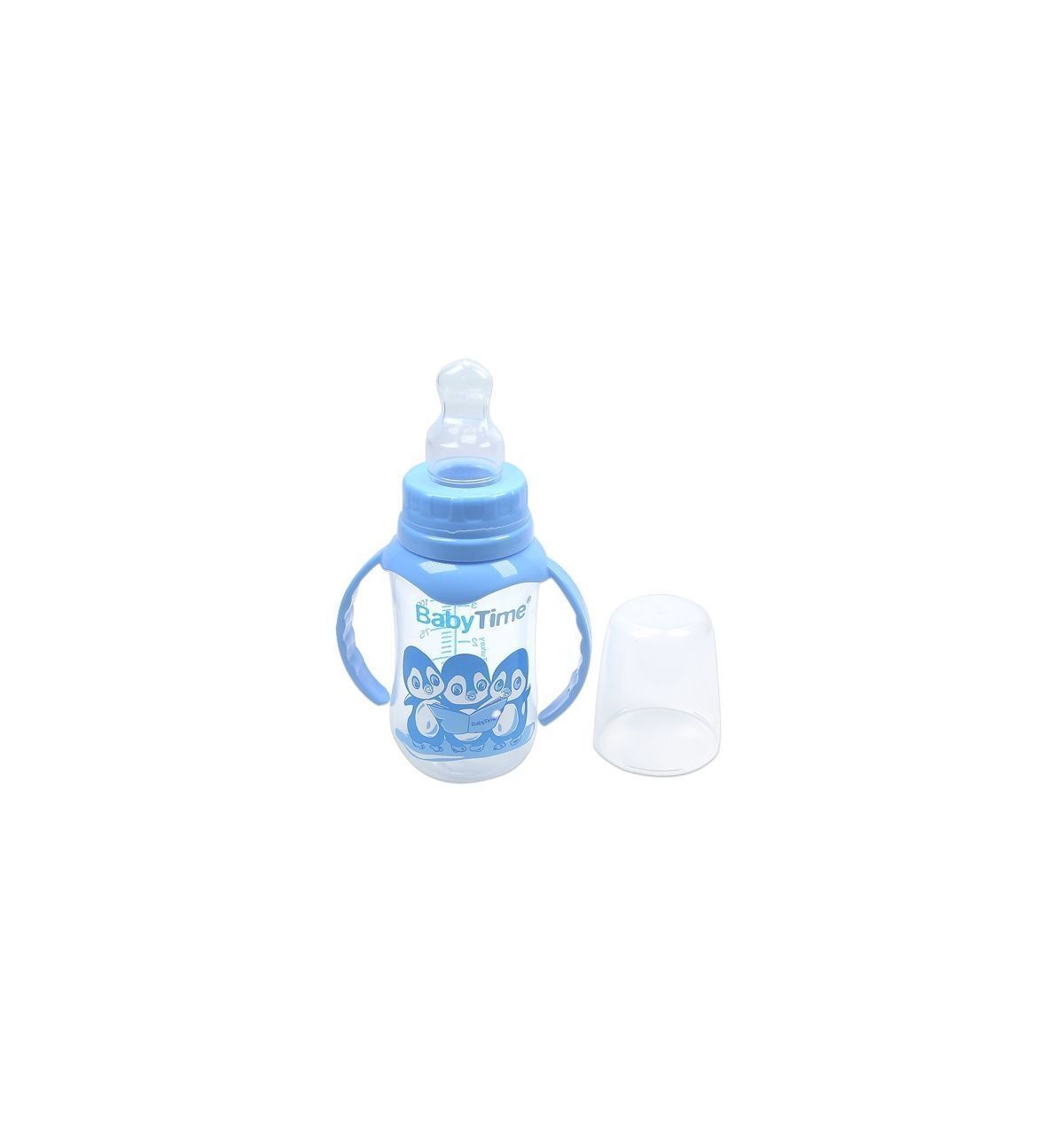 BabyTime BT072 Kulplu Pp Biberon 150Cc - Mavi