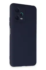 Newface Xiaomi Redmi Note 12 5g Kılıf Nano İçi Kadife Silikon - Lacivert