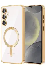 Newface Samsung Galaxy A56 Kross Magneticsafe Kapak - Gold