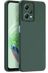 Newface Xiaomi Redmi Note 12 Pro 5g Kılıf Nano İçi Kadife Silikon - Koyu Yeşil
