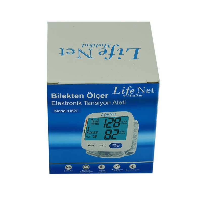 Tansiyon Aleti Bilekten Ölçer Elektronik U621