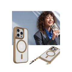 İphone 16 Pro Kılıf Enka Magsafe Silikon Kılıf - Şeffaf
