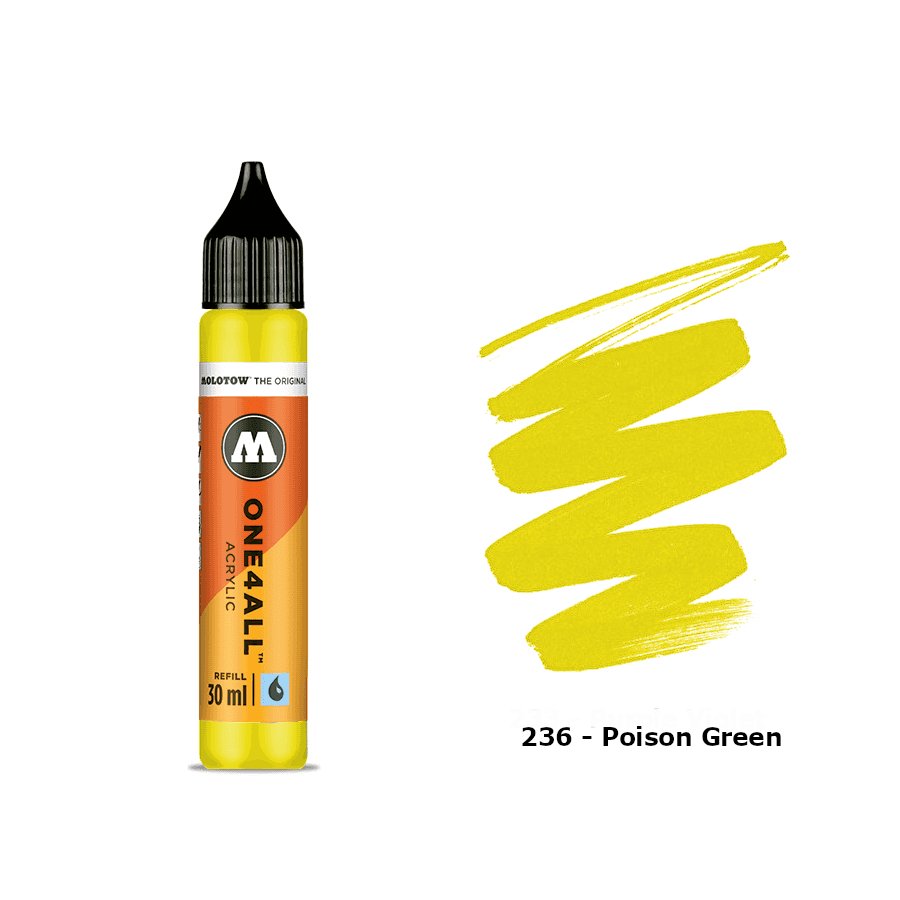 One4All Akrilik Refill 30ml N:236 Poison Green