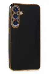 Newface Samsung Galaxy S24 Kılıf Volet Silikon - Siyah