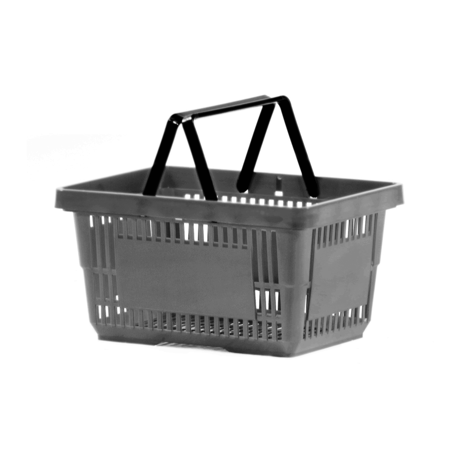 Plastik Market Alışveriş Sepeti 22L Gri