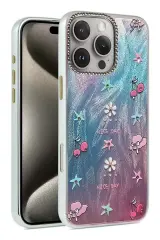 Newface İphone 16 Pro Kılıf Blade Aynalı Desenli Kapak - Desen 4