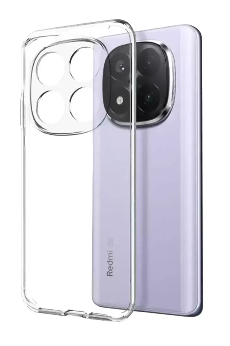 Newface Xiaomi Redmi Note 15 Pro 4g Lüx Şeffaf Silikon - Şeffaf
