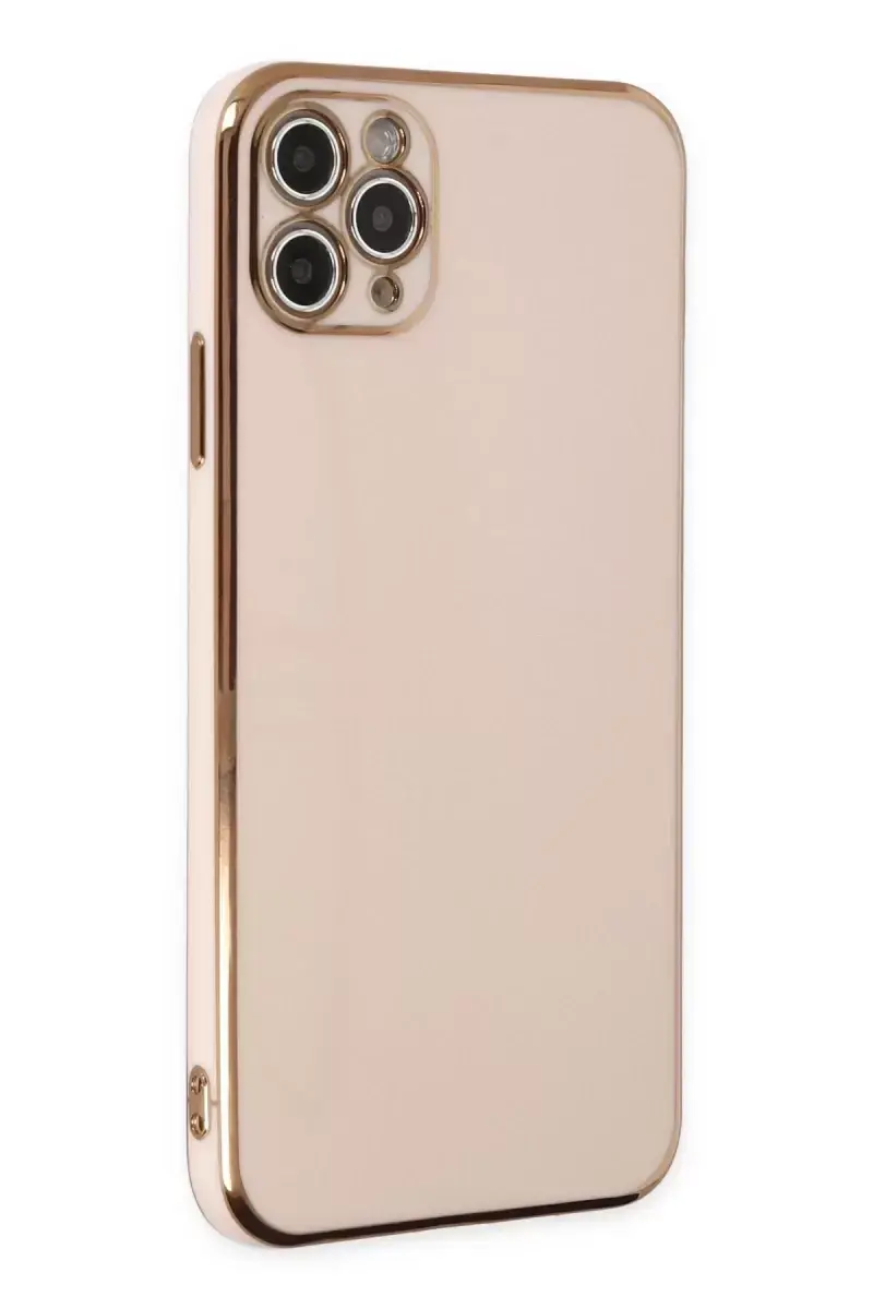 Newface Apple İphone 11 Pro Max Kılıf Volet Silikon - Pembe