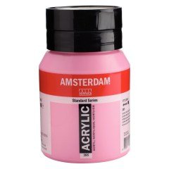 Akrilik Boya 500ml. N:385 Quinacridone Rose Light