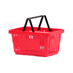 Plastik Market Alışveriş Sepeti 28L Kırmızı