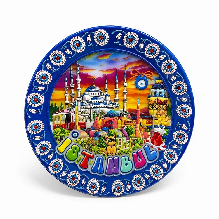 İstanbul Temalı Seramik Magnet Alk5854