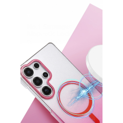 Samsung Galaxy S24 Ultra Glossy Magsafe Kapak - Çöl Titanyum