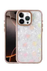 Newface Apple İphone 16 Pro Lumi Desenli Kapak - Çöl Titanyum