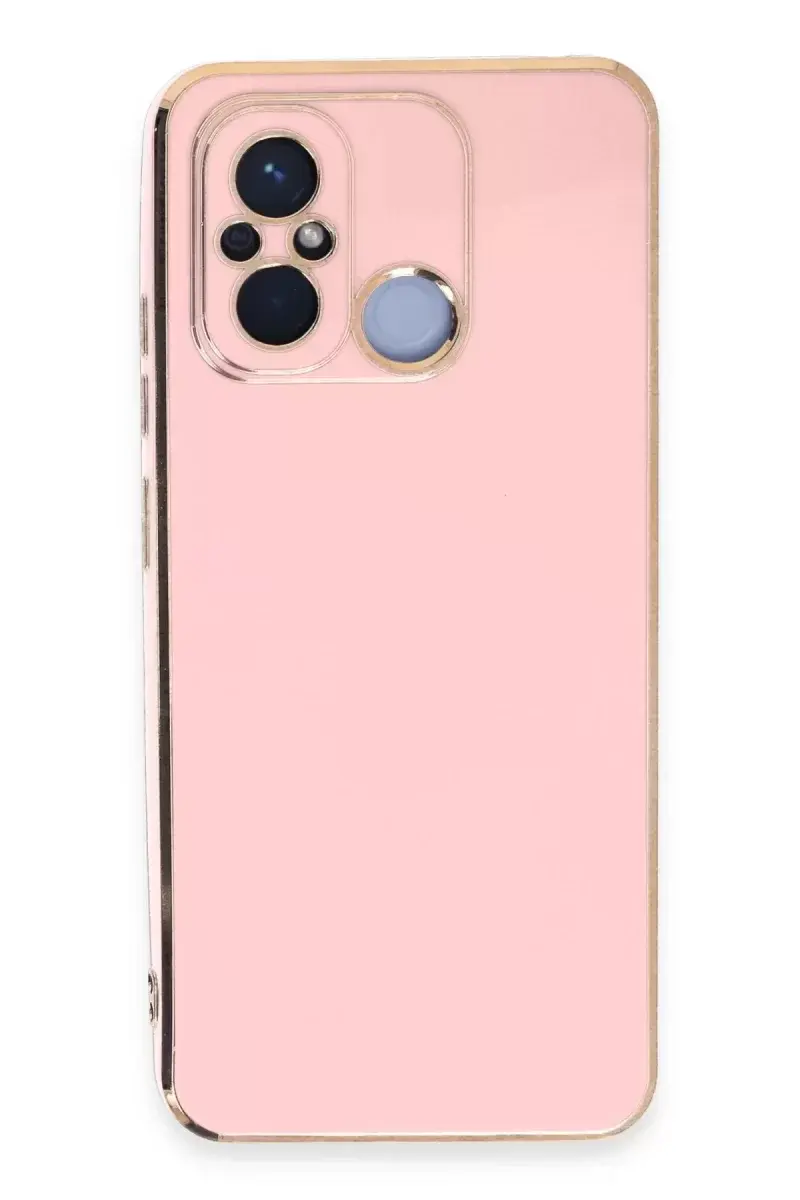 Newface Xiaomi Redmi 12c Kılıf Volet Silikon - Pembe