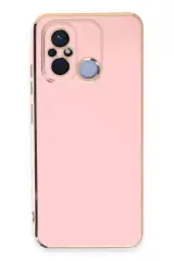 Newface Xiaomi Redmi 12c Kılıf Volet Silikon - Pembe