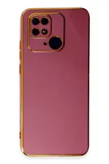 Newface Xiaomi Redmi 10c Kılıf Volet Silikon - Kırmızı