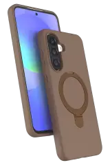 Newface Samsung Galaxy A37 5g Regal Magsafe Standlı Kapak - Çöl Titanyum