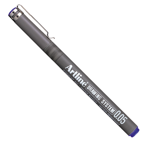 Drawing System 0.05 Çizim Kalemi Uç:0,05mm Mavi