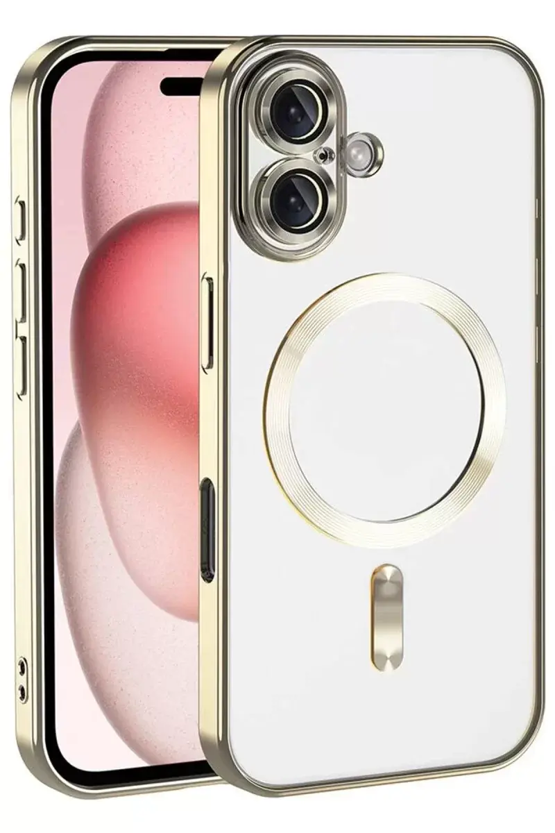Newface Apple İphone 17 Kross Magneticsafe Kapak - Gold