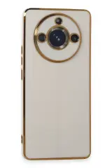 Newface Realme 11 Pro Kılıf Volet Silikon - Beyaz