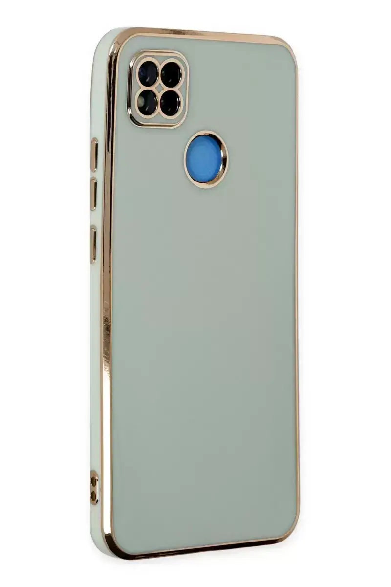Newface Xiaomi Redmi 9c Kılıf Volet Silikon - Açık Yeşil