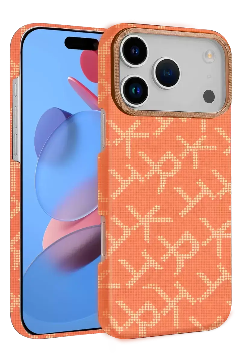 Newface Apple İphone 17 Pro Max Vega Magsafe Kapak - Açık Turuncu
