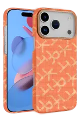 Newface Apple İphone 17 Pro Max Vega Magsafe Kapak - Açık Turuncu