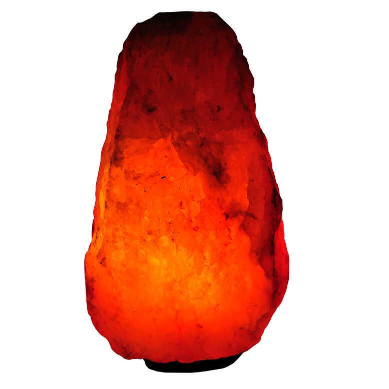 Doğal Himalaya Kaya Tuzu Lambası Kablolu Ampullü Pembe 12-14 Kg