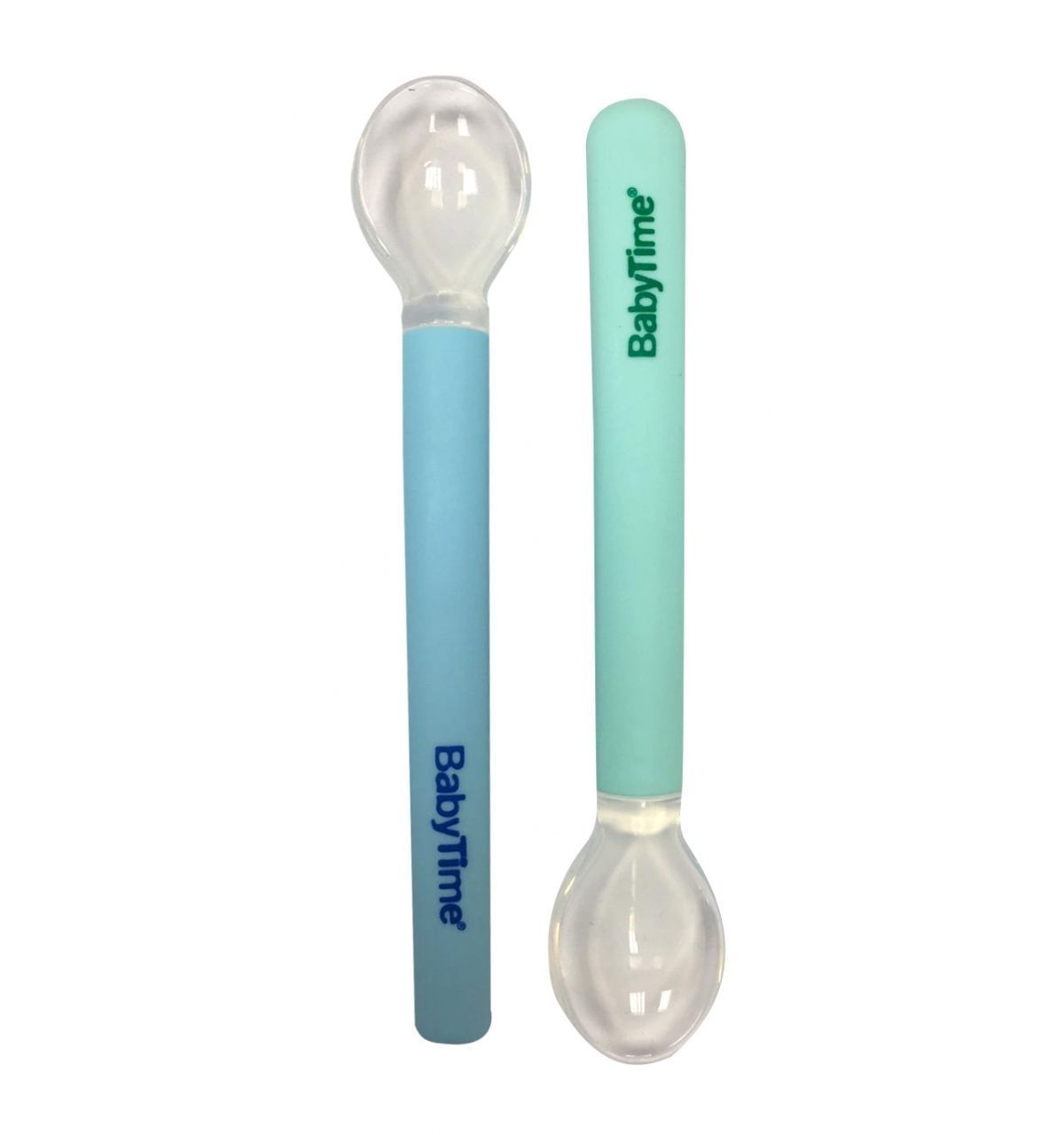BabyTime BT113 Silikon Kaşık (2Li) - Mavi