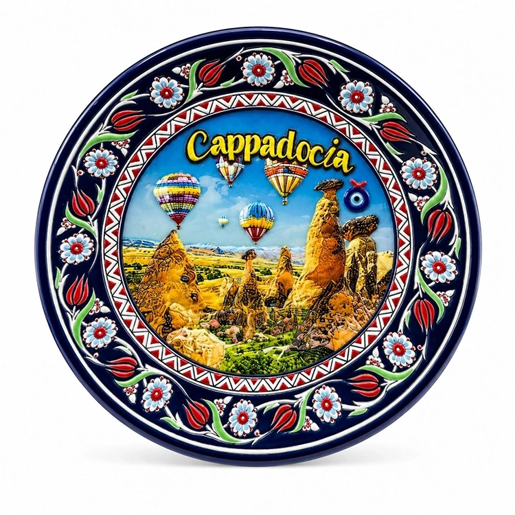 Kapadokya Temalı Seramik Magnet Alk5858