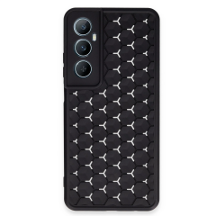 Realme C65 Kılıf Petek Silikon Kapak - Siyah