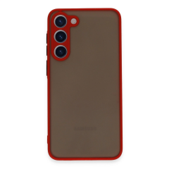 Samsung Galaxy S23 Plus Kılıf Montreal Silikon Kapak - Kırmızı